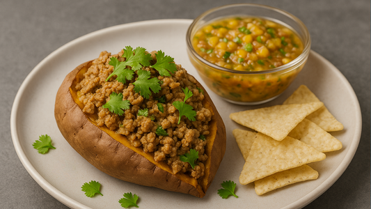 This easy homemade peach salsa recipe (with AIP option) is perfect for summer meals and is delicious in pork sloppy joes—no bun required!
