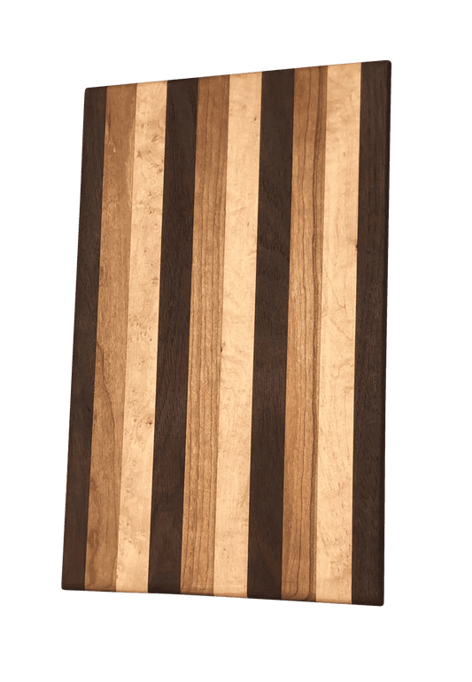 “Triple Track” American Hardwood Cutting Board